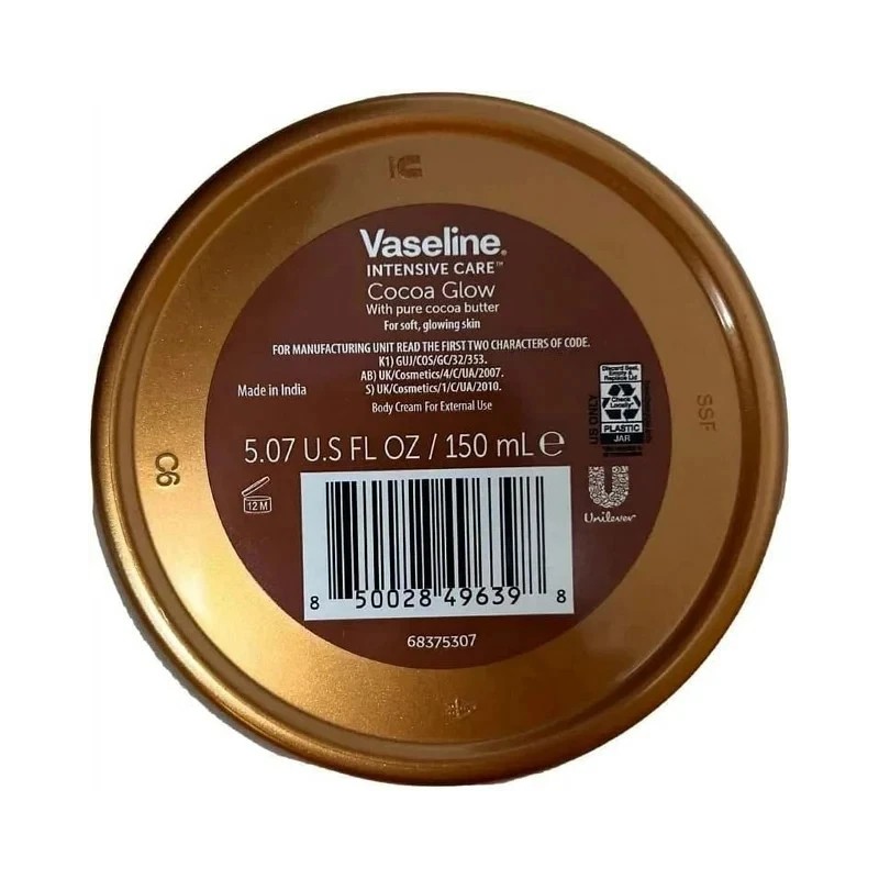 Vaseline Large Vaseline Intensive Care Cocoa Glow Cocoa Butter Body