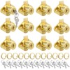 Yaocom 12 Set Cabinet Locks with Keys Fits 7/8 Inch
