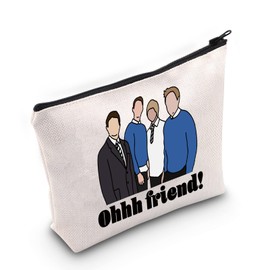 LEVLO Boys Band Singer Make Up Bag Pop Music Lover Gift Ohhh Friend Makeup Zipper Pouch Bag For Women Girls (Ohhh Friend)