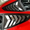 Jogon Carbon Fiber Rear Triangle Window Louvers Cover for Ford