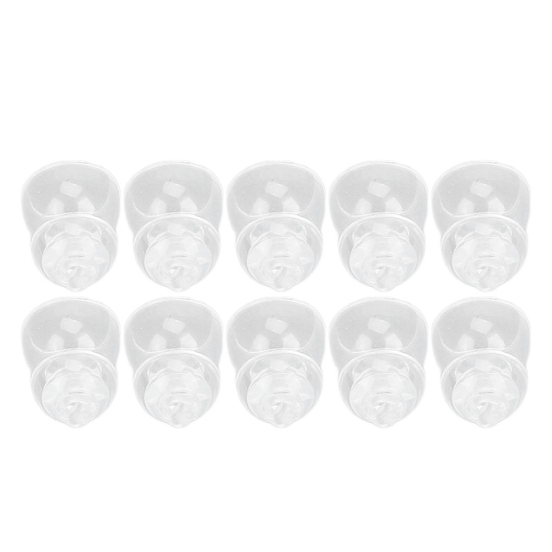 10 Pcs Sound Amplifier Dome Soft Silicone Anti Static Dual