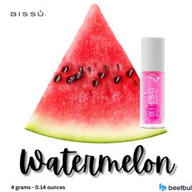 Bissú Magic Lip Gloss, 6 Fruity Scents, Moisturizing pH Reactive Gloss, with drop-shaped applicator and large size (06 Watermelon, 4 Grams)