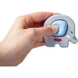 HABA Popping Elephant Silicone Baby Fidgeting and Teething Toy