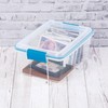 Sterilite 12 Qt Gasket Box, Stackable Storage Bin with Latching