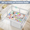 Baby Playpen with Balls and Pull Rings for Babies and