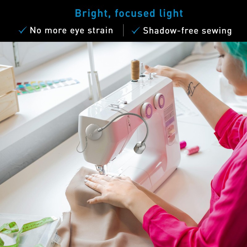 Daylight Company Sewing Machine Lamp, Professional Led Light, Fits Most
