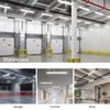 Colmeguna 2 Pack 3FT LED Batten Light, Ultra-Thin Ceiling Surface
