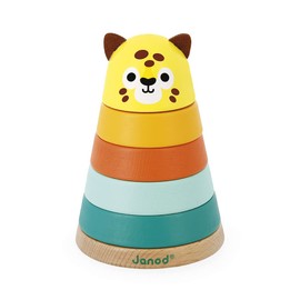 Janod Juguete para bebé Jaguar Apilable Tropik