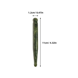 iplusmile Jade Massage Stick Gua Sha Acupressure Pen Massage Wand Tool Acupoint Pointing Scraping Stick Point Massage Therapy for Relaxation Face Full Body