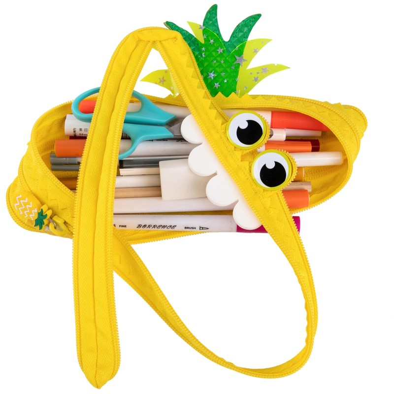 Zipit Creature Monster Makeup Case, Yellow