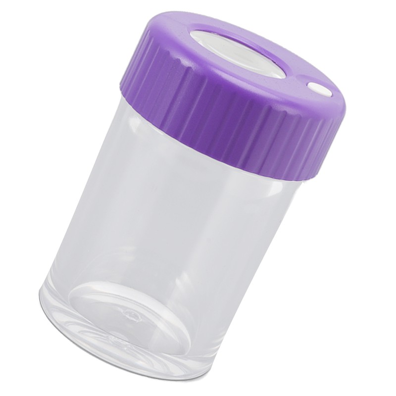 Magnifying Viewing Jar Multifunction Waterproof Magnifying Glass Storage Jar with