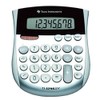 Texas Instruments TI-1795SV Minidesk Calculator, 8-Digit LCD
