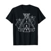 Geometric Shapes Circles Triangles T-Shirt
