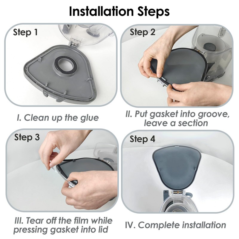MITCHENIFY Replacement Gasket Compatible with Shark Upright Vacuum Cleaner Dust