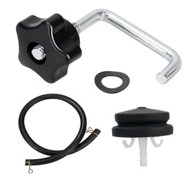 COKNUMBER Snow Blower Handle Knob 114-3779 for Toro Snowblower Replacement, 136-7130 Bolt and 107-3844 Washer Knob