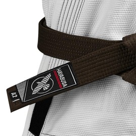 Hayabusa 2.0 Adult BJJ Belt - Premium Quality, IBJJF Compliant, Reinforced Double Stitching - Brown, A1