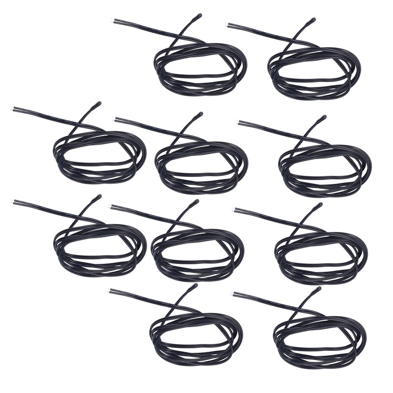 10Pcs NTC Thermistor Sensor PVC Epoxy Resin NTC Temperature Probe