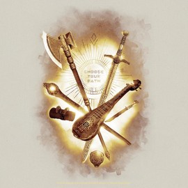 CafePress Dungeons & Dragons Choose Your Path Canvas Tote Top Zipper Closure