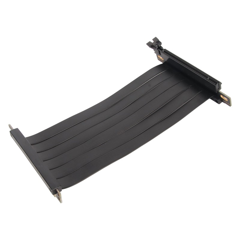 PCIE 3.0 X16 Riser Cable 180 Degree High Speed Flexible
