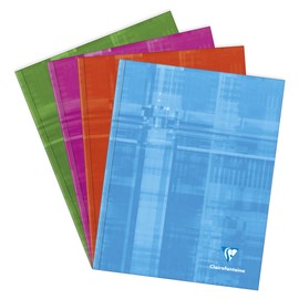 Clairefontaine 9841C Notebook, 17 x 22 cm, 96 Sheets, French Ruling, 90 g, Assorted Colours, Pack of 1