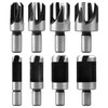 AOKLIT Plug Cutters for Woodworking, 8pcs Wood Plug Cutters Drill