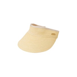 St Andrews 042-4187504 Women's Paper Braid Sun Visor (Head Circumference 22.0 inches (56 cm)/Golf Hat, 040_Beige