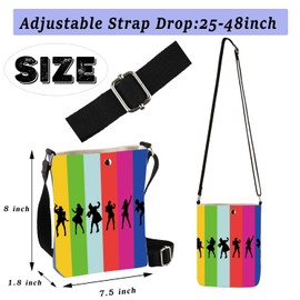 BDPWSS Musical Queen Crossbody Bag Wives Musical Merchandise Musical Theatre Show Gifts For Drama Lover (Six person cbag)