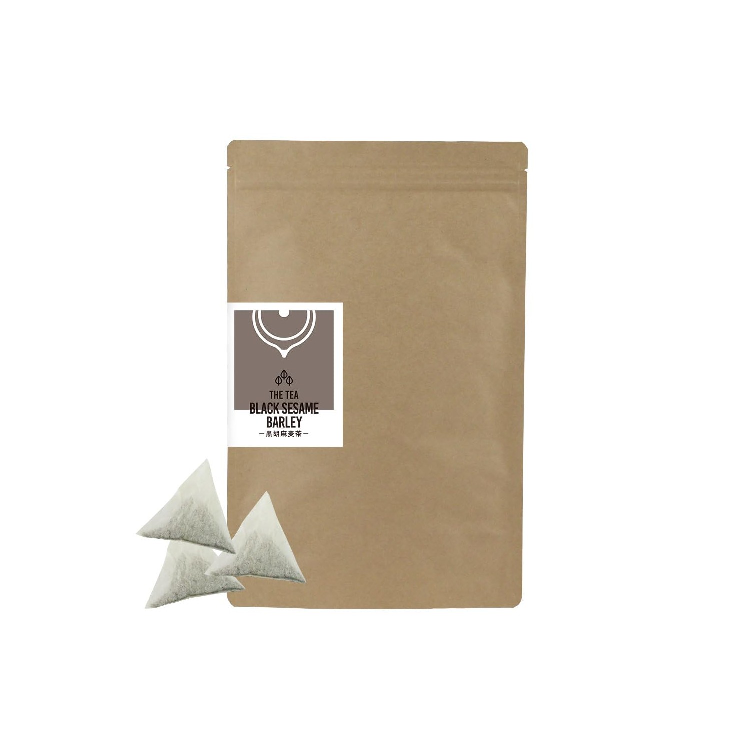 ogaland Black Sesame Barley Tea, 0.2 oz (5 g), 50 Packs, Tea Bag ...