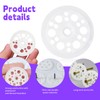 Pack of 200 Plastic Washers 46 mm Insulation Plates Plastic
