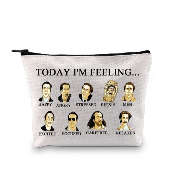 N Cage Mood Zipper Pouch Today I’m Feeling N Cage
