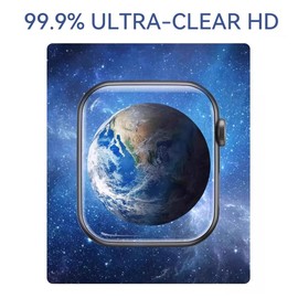 LYSANDRA Compatible for uaue T60 Smart Watch 1.91", [6 Pack] Full Coverage TPU Clear Film Compatible for uaue T60 1.91" Smart Watch