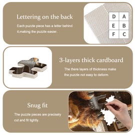 Highland Cow in Bathtub 500 Piece Jigsaw Puzzles for Adults Cow Bathroom Jigsaw Puzzles for Adults Funny Farm Animal Wooden Puzzle for Challenging Family Activity Games Home Decor Gifts