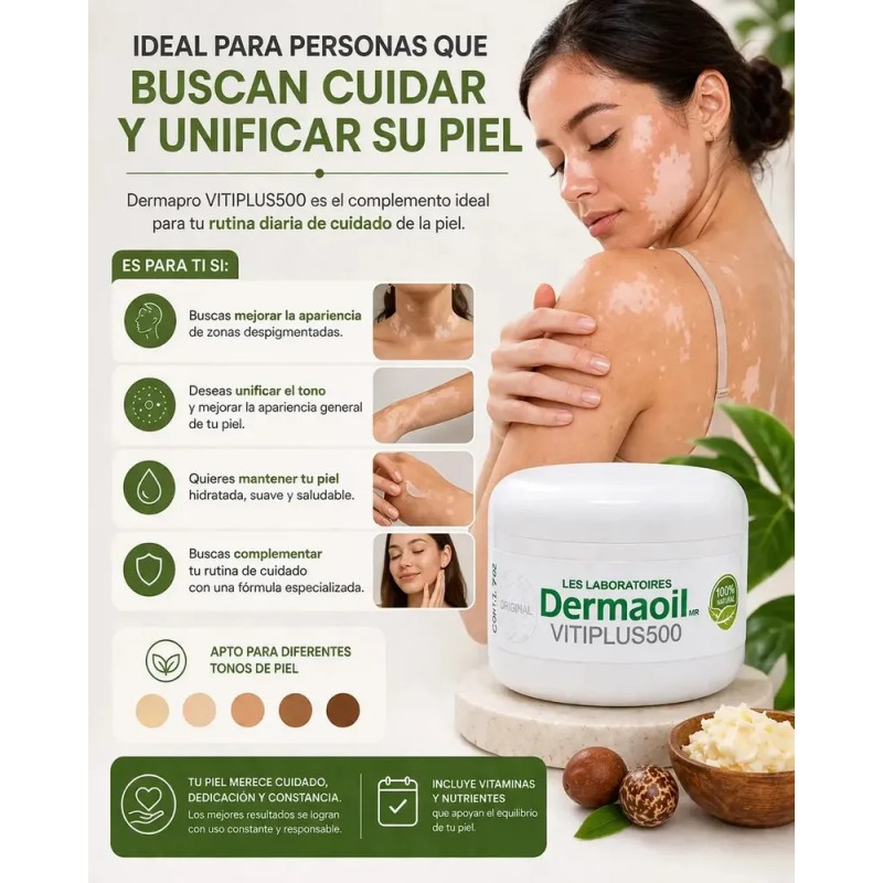Crema De Melagenina Y Piperina Para Vitíligo 70gr
