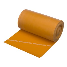 D&M Theraband TB-7 Training Band, 16.1 ft (5.4 m), Strength Level + 5, Gold, Manual Included, Can Be Cut, Full Body, Stretch, Exercise, Inner Muscles, Rehabilitation, Gold