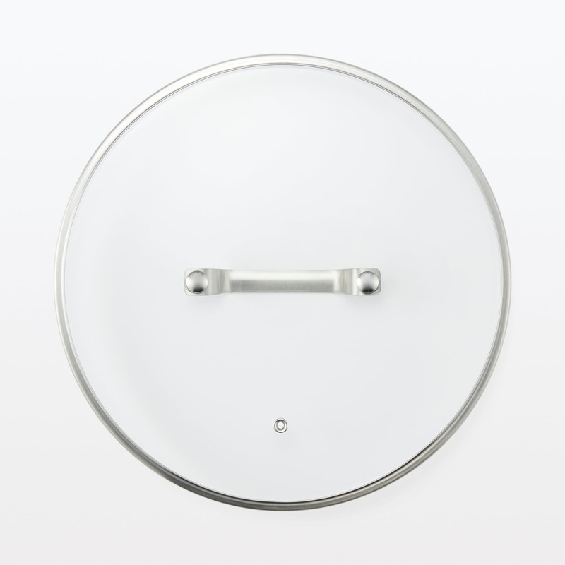 Muji 83453787 Tempered Glass Lid for Easy Visibility Diameter 11.0
