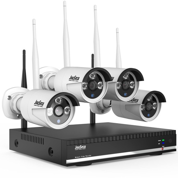 JouSecu Wireless Security Camera System with 8CH NVR Kit 1-Way