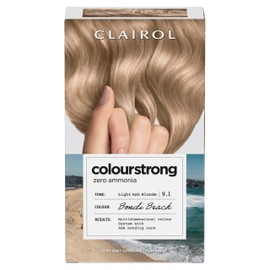 CLAIROL COLOUR STRONG PERMANENT HAIR DYE - 9.1 LIGHT ASH BLONDE