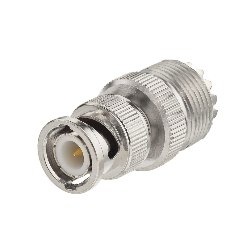 Superbat BNC Male to UHF Female Adapter SO239 to BNC