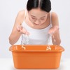 Farmoon Rectangular Dish Washing Pans, 18 Quart Plastic Wash Basins,