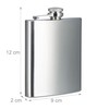 4 x Hip Flasks 200 ml, 2 Pocket Bottles with