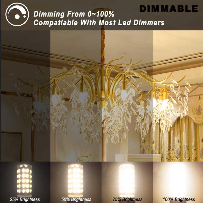 Ziomitus Dimmable G9 Led Bulbs 5W Replace 40W 50W 60W