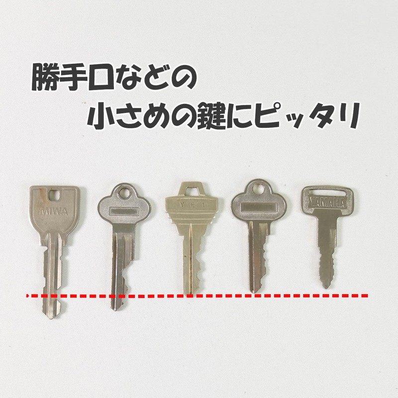 KUROKAWA Mini Key Cover, Cat Protection, Genuine Leather, Ring Included,