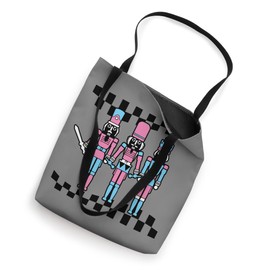 Christmas Pink Nutcracker Squad Toy Soldier Costume Xmas Tote Bag