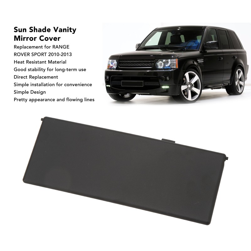 Sunvisor Mirror Cover Heat Resistant Vanity Mirror Frame Replacement for