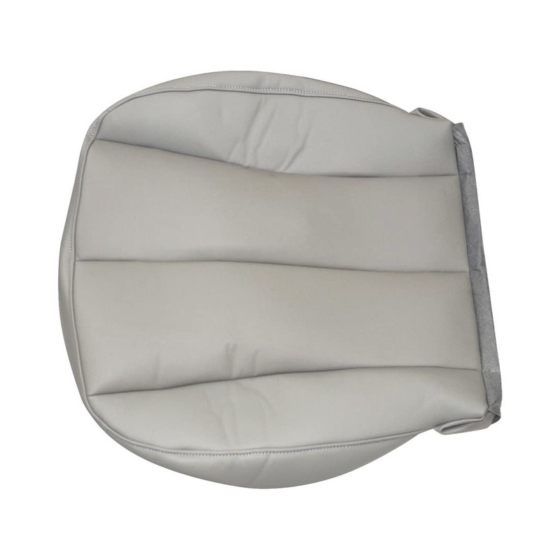 GXARTS Driver Side Bottom Replacement Leather Seat Cover Gray Compatible
