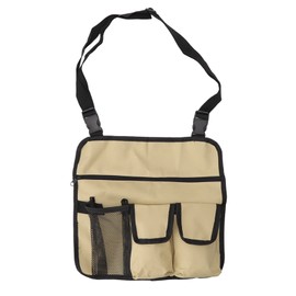 Camping Chair Hanging Bag Waterproof Oxford Cloth Adjustable Portable Beach Chairs Side Storage Bags for Outdoor Khaki