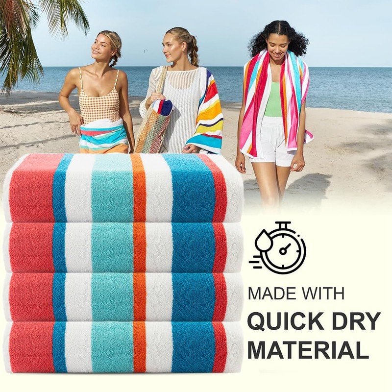 CASA COPENHAGEN Bora Bora Beach Towels Designed in Denmark Rough