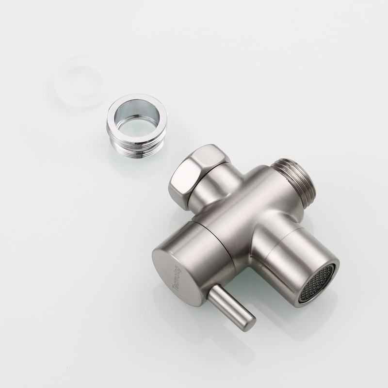 Tecmolog Sink Diverter Brass Faucet Diverter Valve 22mm 3 Way