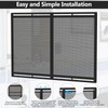 Kessainely RV Entry Screen Door Grille,Upgraded Adjustable 16-31 in Width,