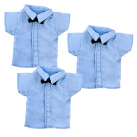 Wrestling Set of 3 Cloth Classic Referee Shirts for WWE & AEW Wrestling Action Figures